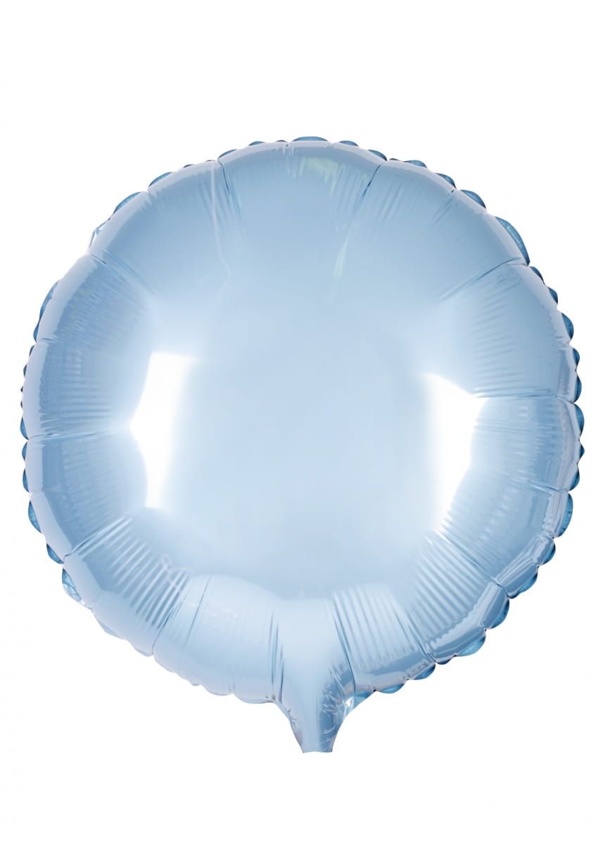 Balon foliowy KOŁO błękitny 45cm