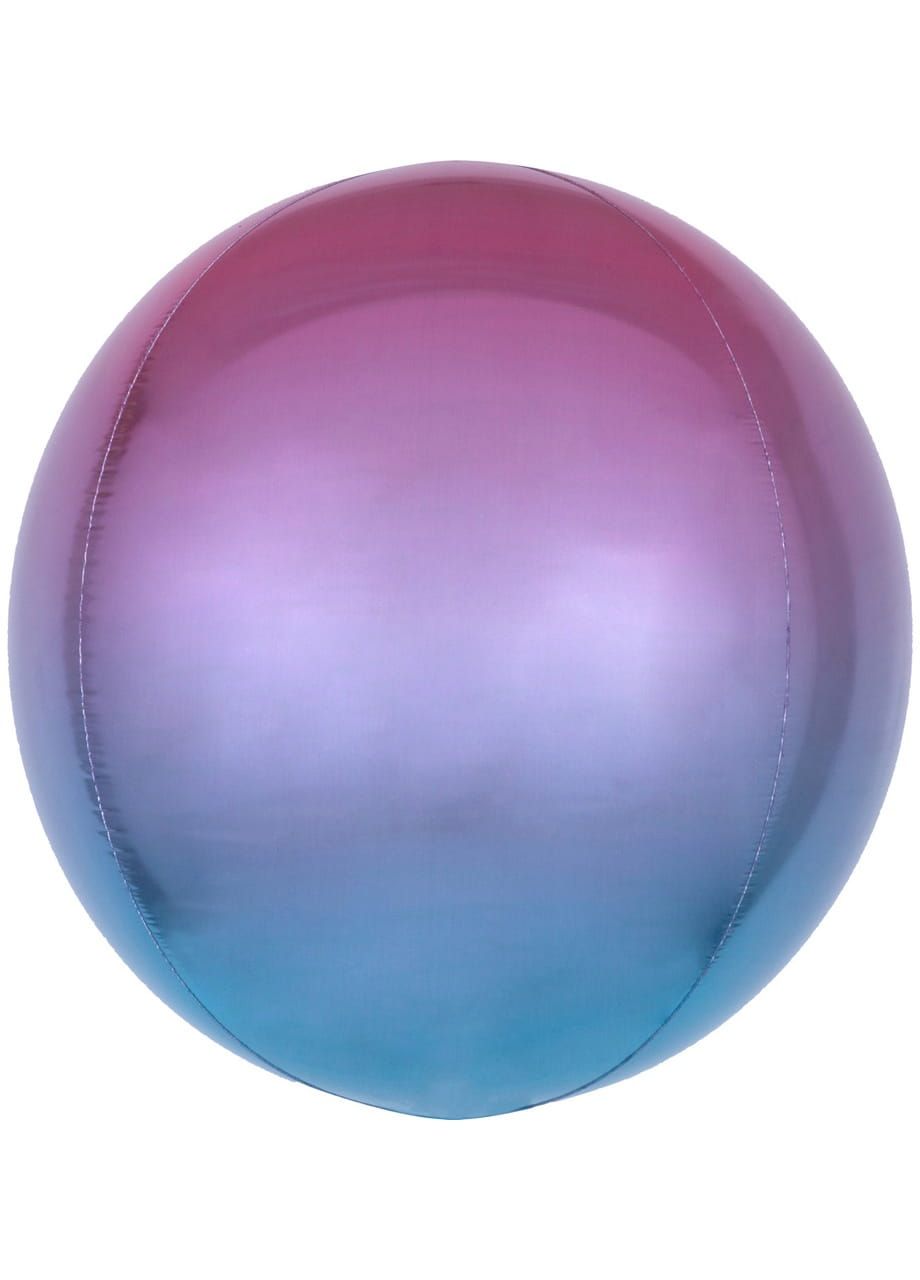 Balon foliowy kula FIOLETOWY ombre 40cm