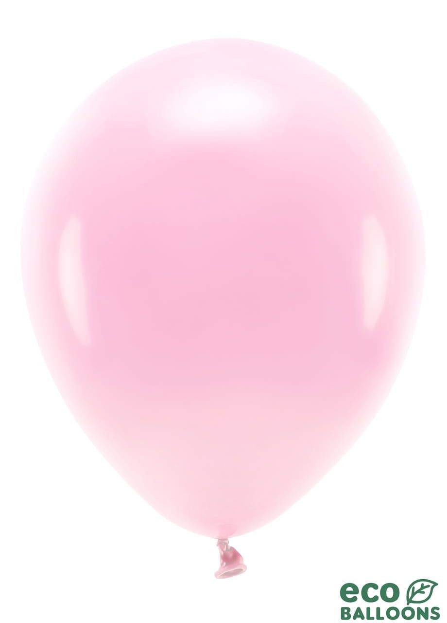 Balony ekologiczne jasnoróżowe 30cm (10szt.)