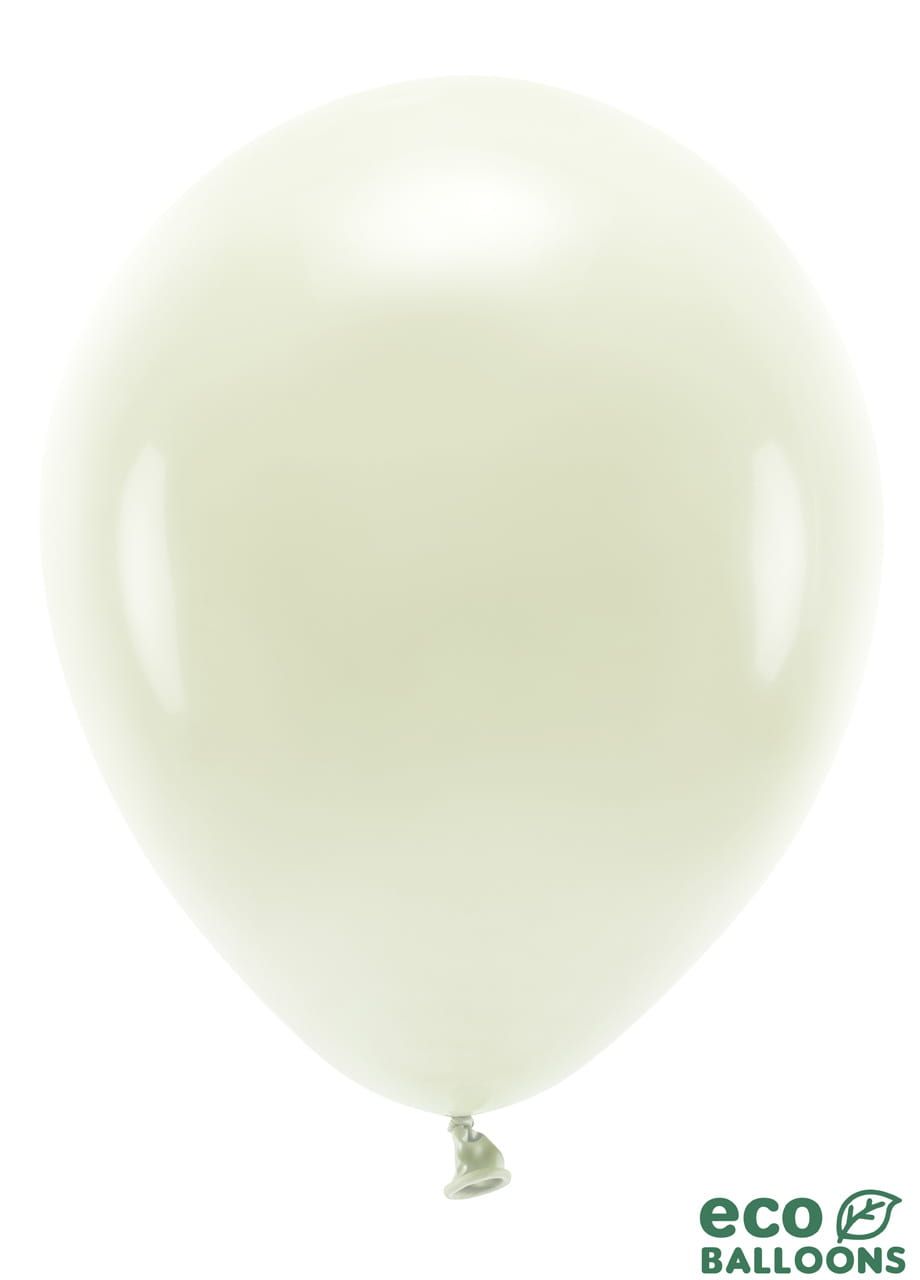 Balony ekologiczne kremowe 30cm (10szt.)