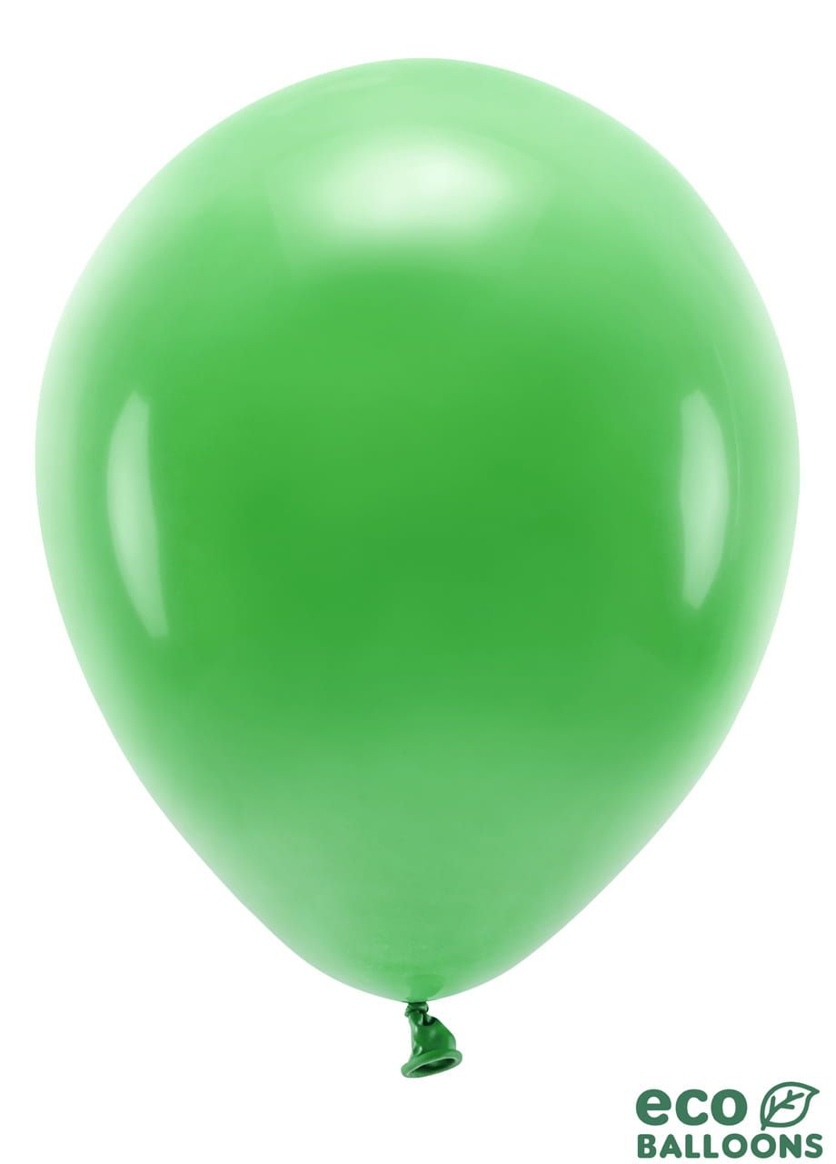 Balony ekologiczne zielone 30cm (10szt.)