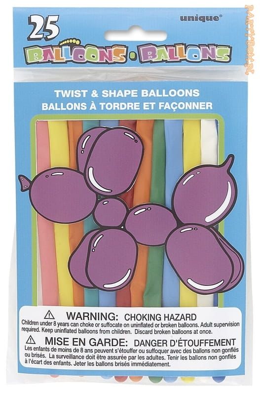 Balony do modelowania (25szt)