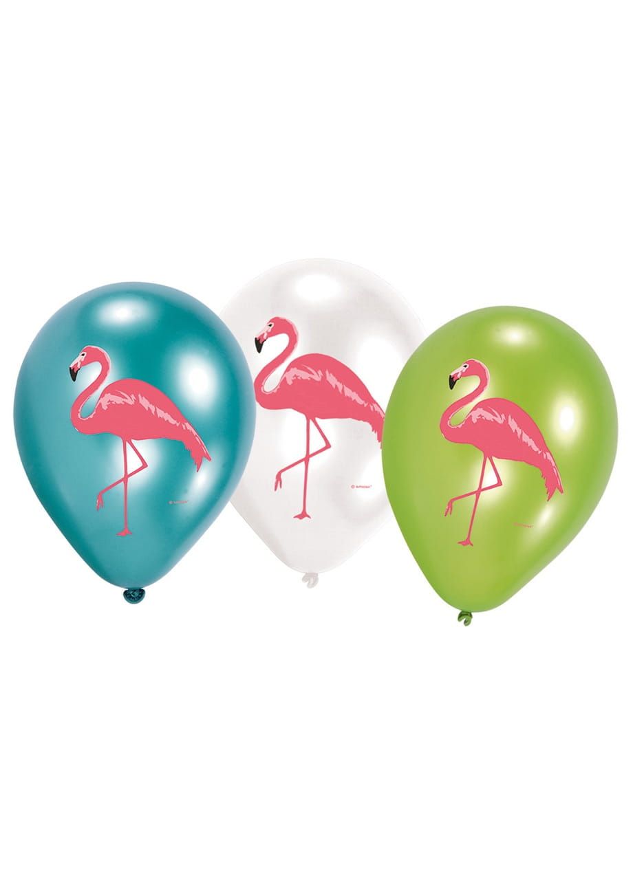 Balony z flamingami FLAMINGO balony hawajskie (6szt.)