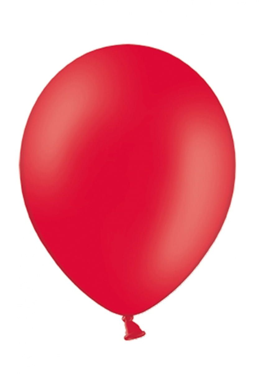 Balony pastelowe CZERWONE 23cm (100szt.)