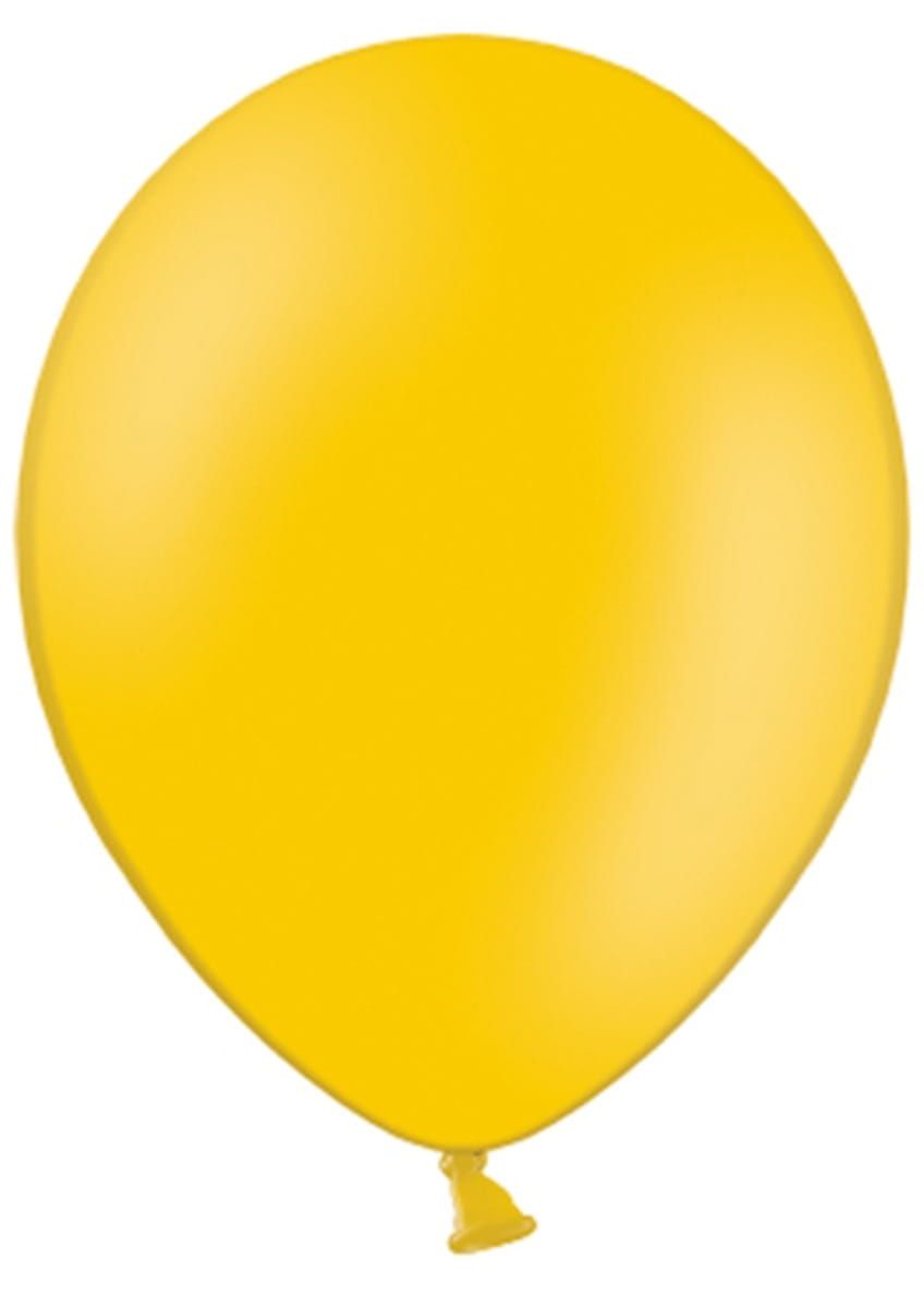 Balony pastelowe JASNOPOMARAŃCZOWE 30cm (100szt.)