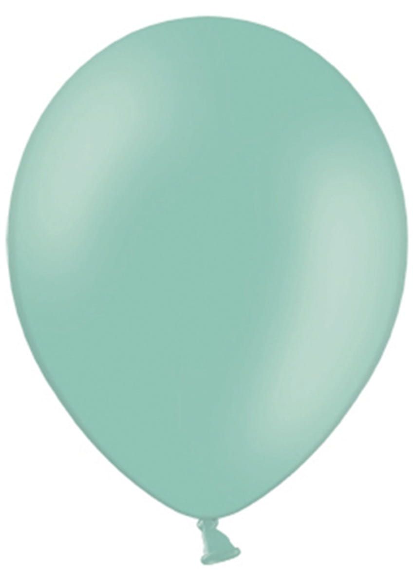 Balony pastelowe MIĘTOWE 30cm (10szt.).