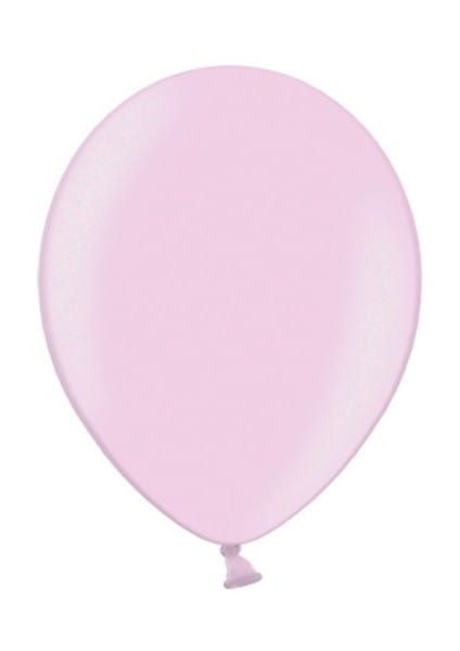 Balony METALIC jasnoróżowe 30cm (10szt.)