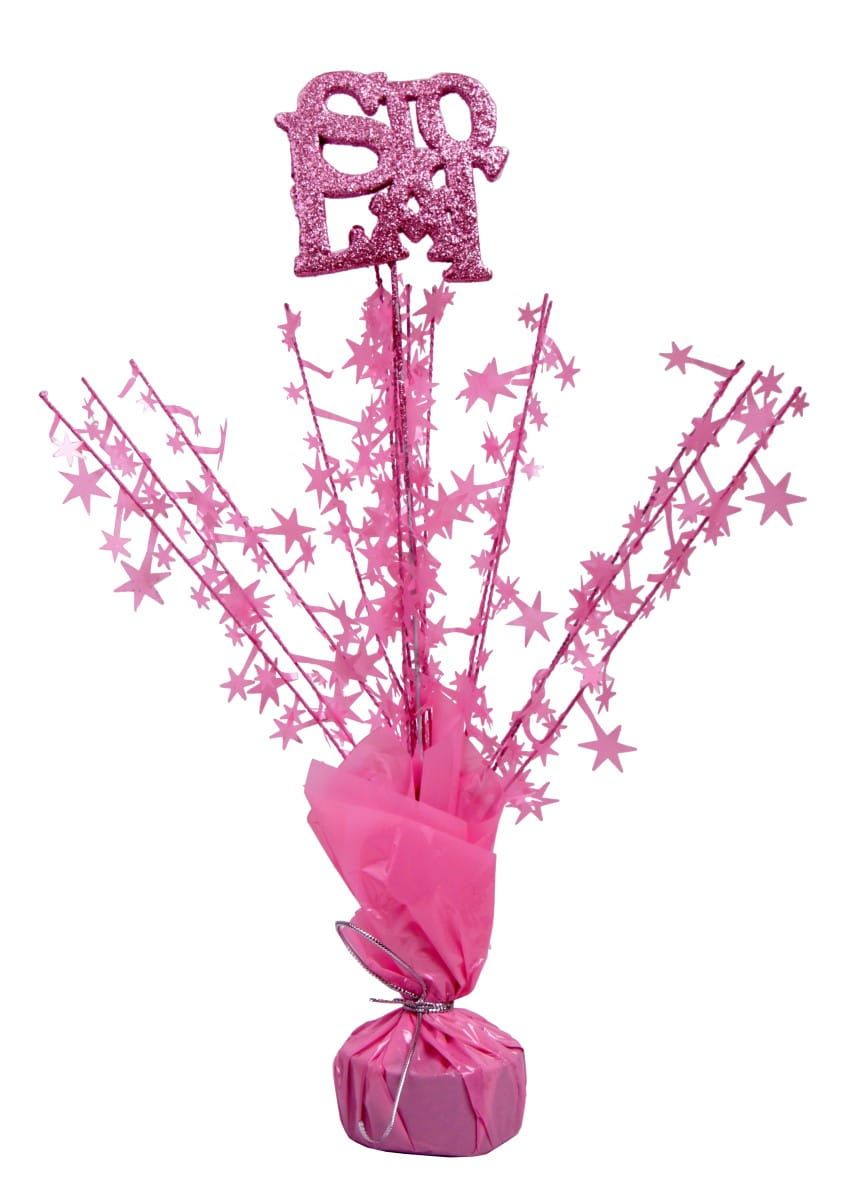 Dekoracja stołu STO LAT dekoracja urodzinowa różowa