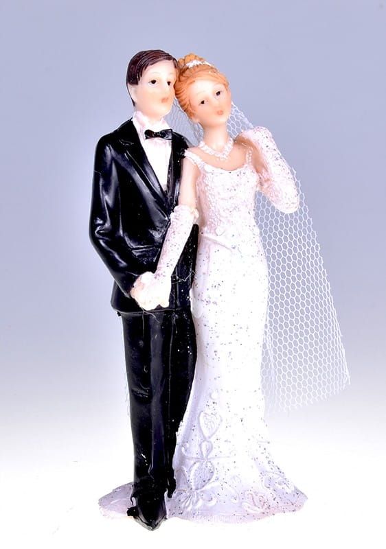 Figurka na tort weselny PARA MŁODA 11cm