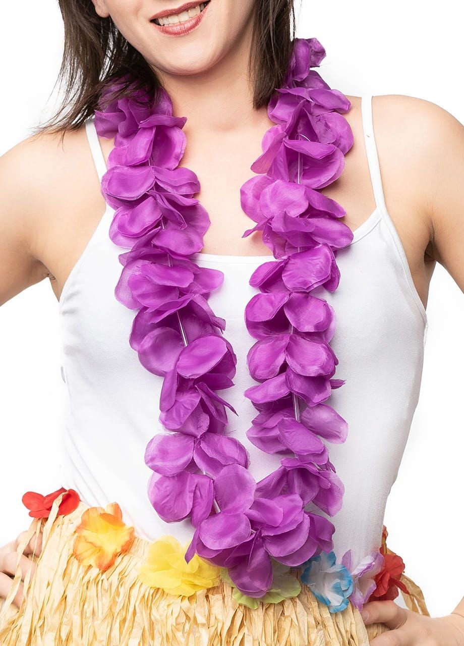 Girlanda hawajska purpurowa