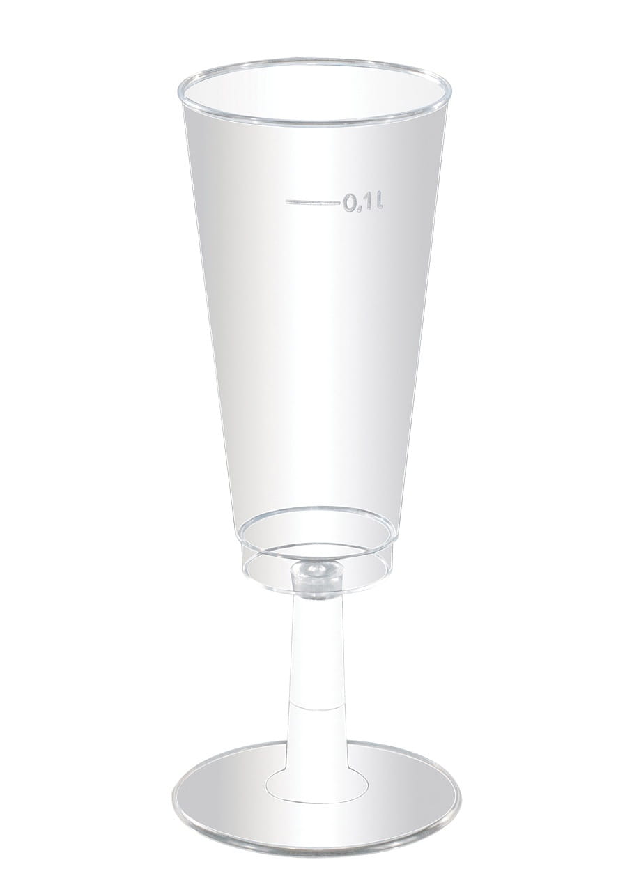 Kieliszki Do Szampana Transparentne 100ml 6szt Kieliszki