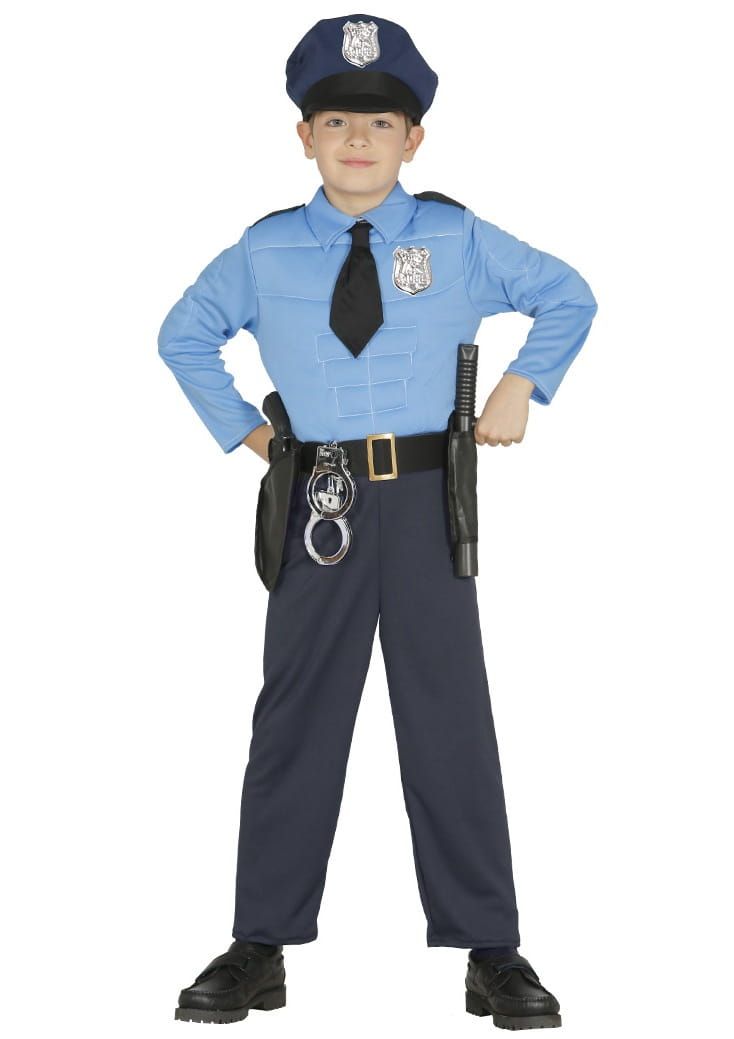Strój POLICJANTA dla chłopca 5-6 lat