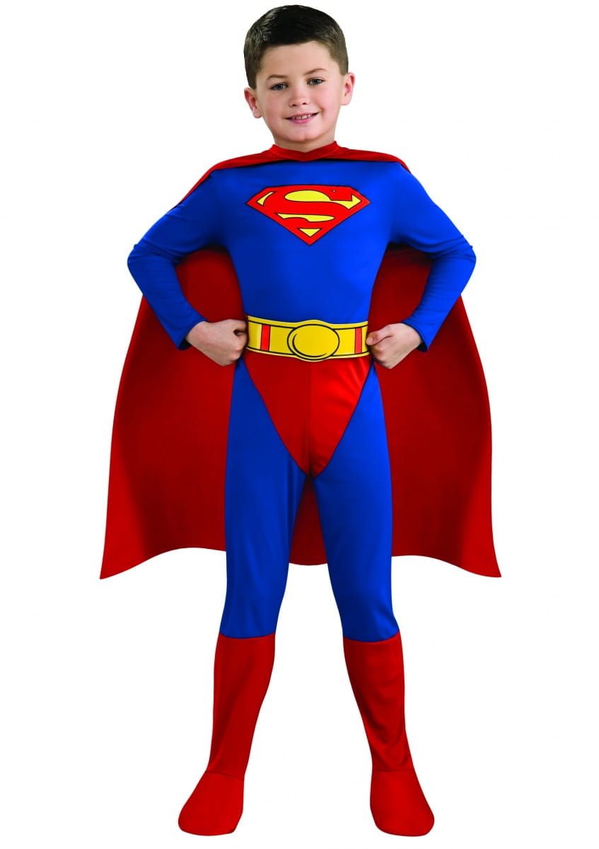 Strój superbohatera SUPERMAN dla dziecka - L