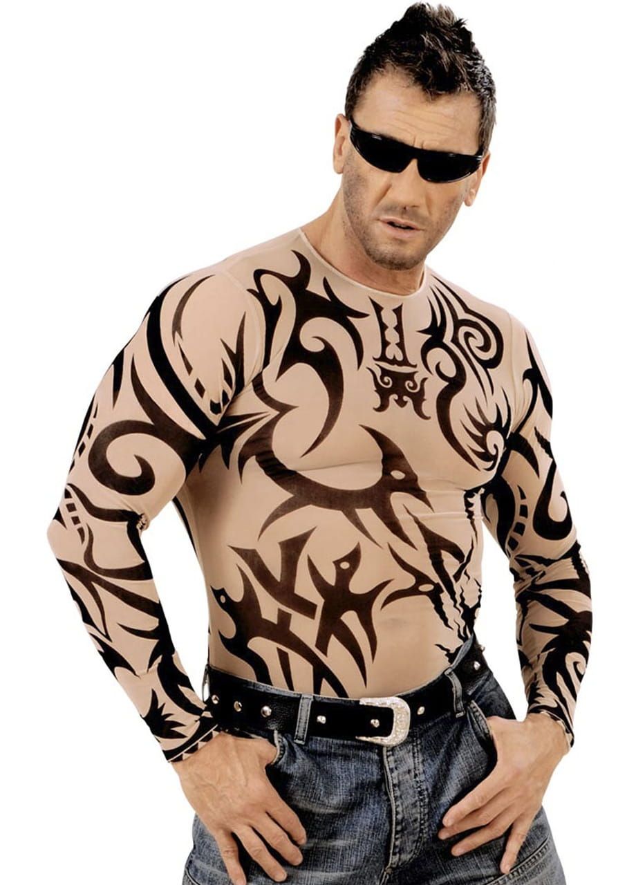 Koszulka z tatuażami męska
