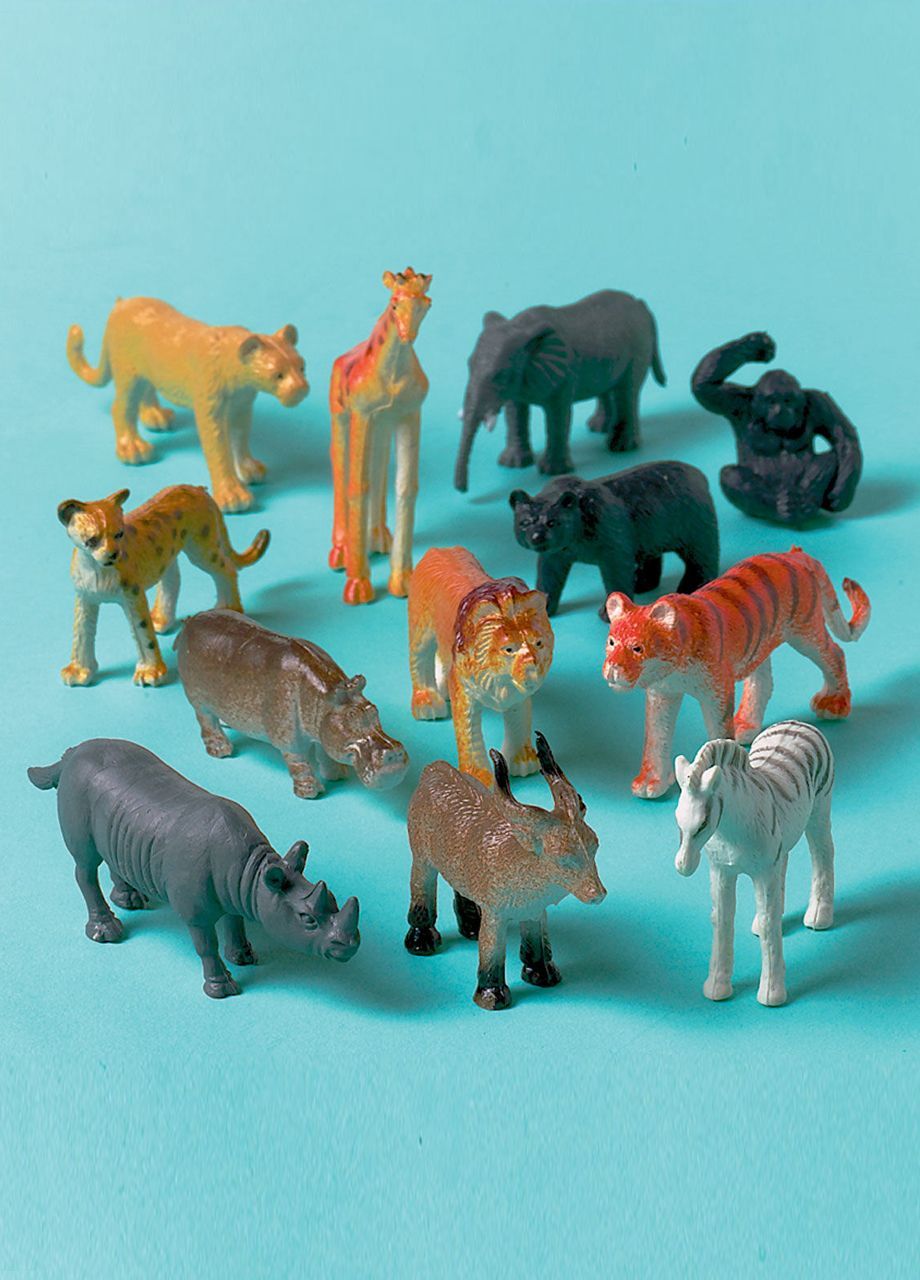 SAFARI figurki zwierząt dla dzieci (12szt.)