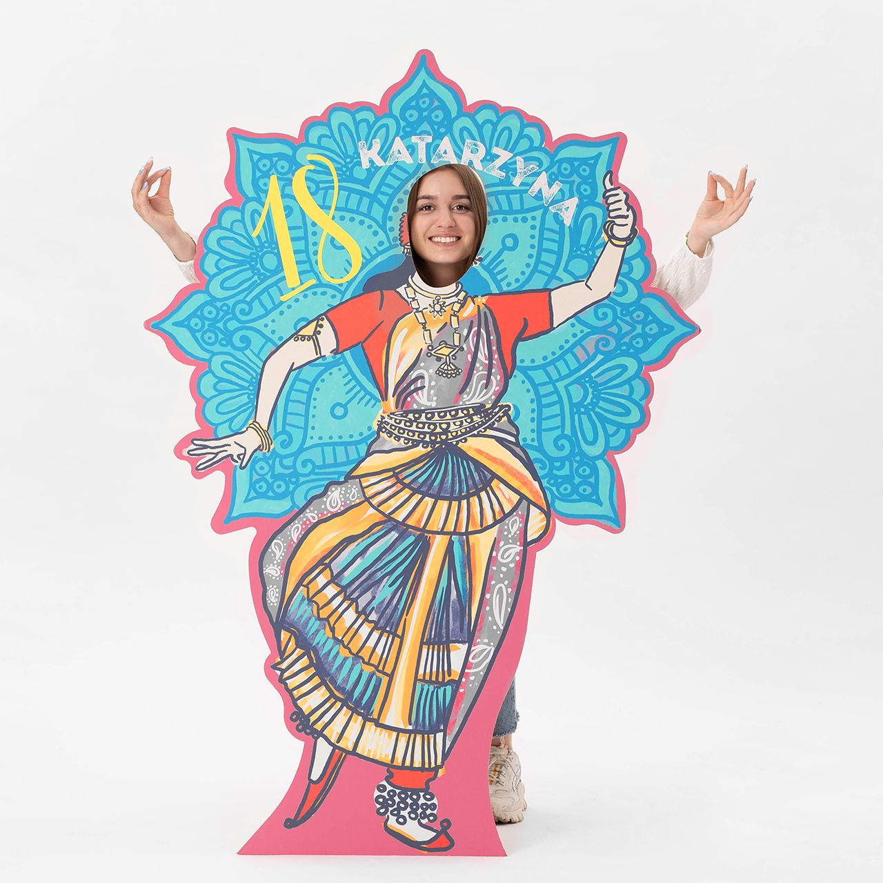 Stand personalizowany IMPREZA W STYLU BOLLYWOOD / Dekoracje Bollywood