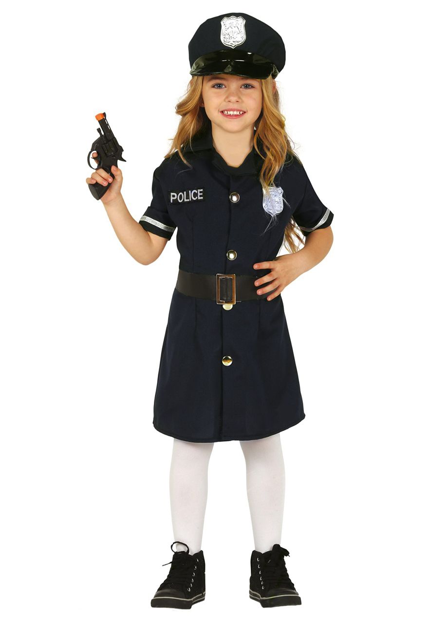 Strój POLICJANTKI dla dziewczynki 5-6 lat