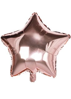 Balon GWIAZDKA rose gold 40cm