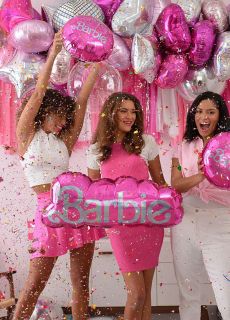Balon BARBIE napis