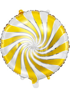 Balon witeczny CUKIEREK zoty 35cm