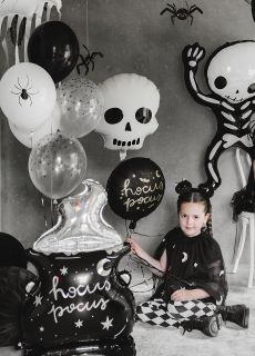 Halloweenowy balon CZASZKA