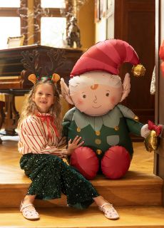Siedz�cy balon �wi�teczny ELF 92 cm