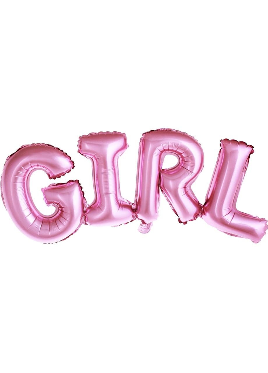 Balon na baby shower napis GIRL