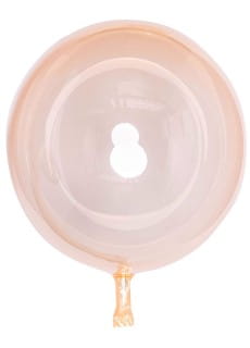 Balon kula POMARACZOWY przezroczysty
