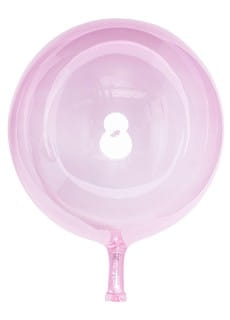 Balon foliowy kula RӯOWY przezroczysty