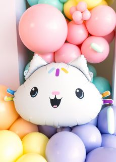 Balon Koci Domek Gabi AKOTEK 67x43 cm
