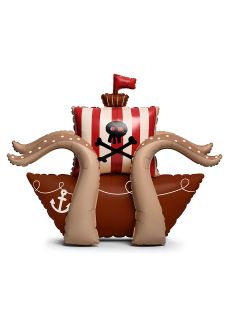 Stoj�cy balon foliowy STATEK PIRACKI dekoracje na urodziny 120x91 cm dekoracja piracka urodziny pirata dekoracje pirackie