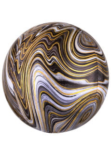 Balon kula MARBLE marmurkowy