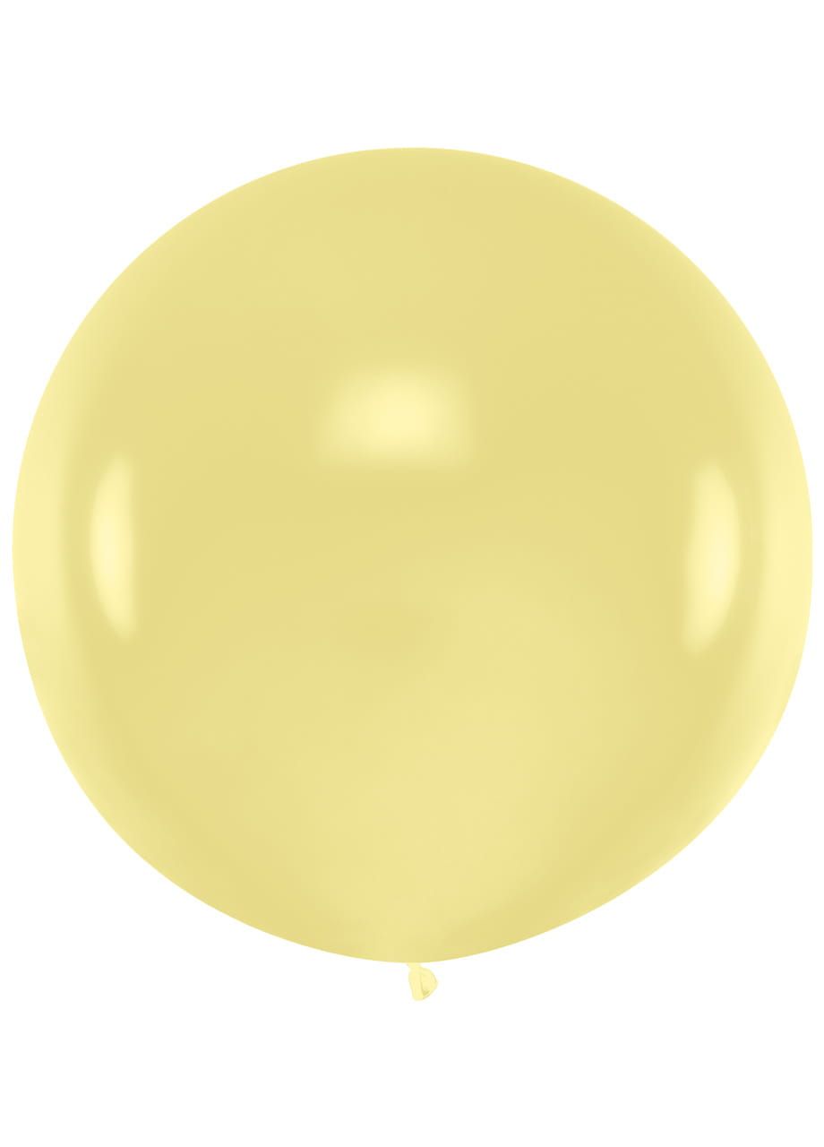 Balon pastelowy OLBRZYM kremowy 1m