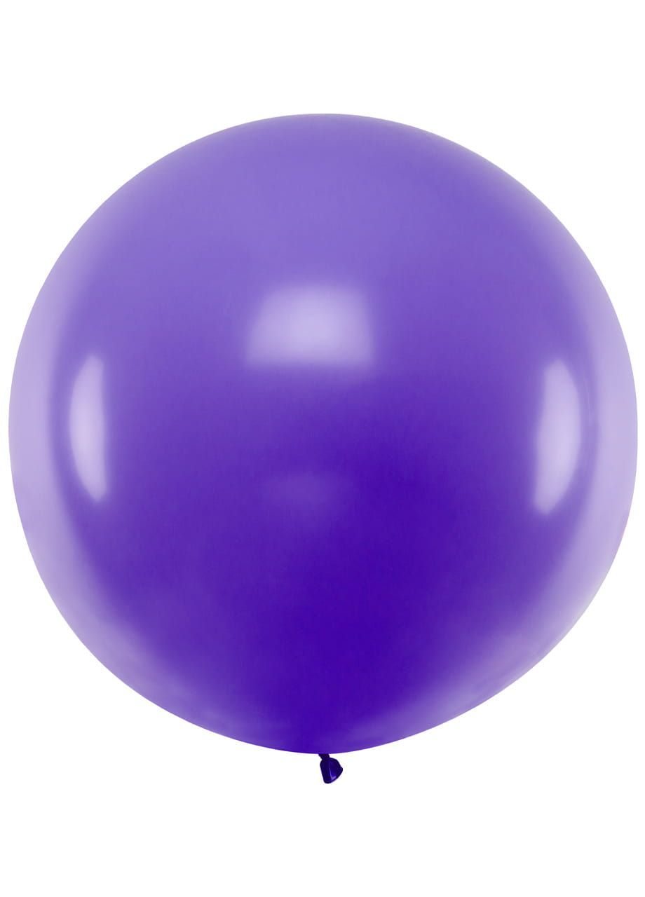Balon pastelowy OLBRZYM lawendowy 1m