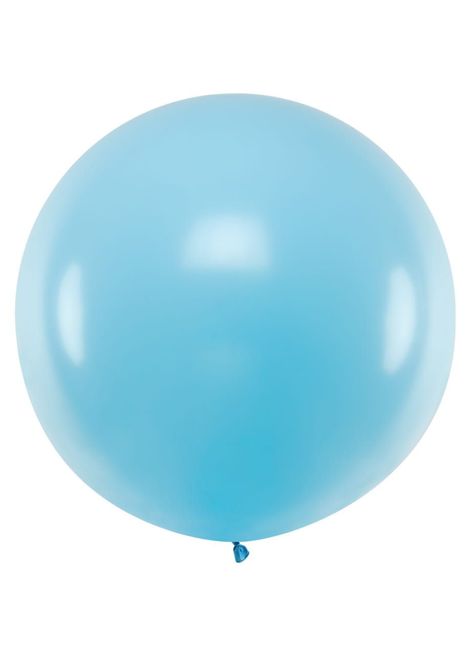 Balon pastelowy OLBRZYM niebieski 1m