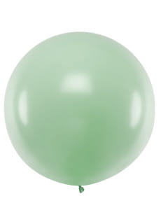 Balon pastelowy OLBRZYM pistacjowy 1m