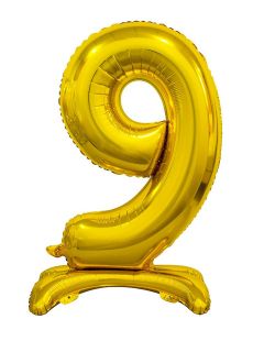 Balon STOJCY cyfra 9