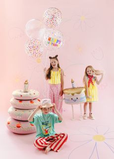 Foliowy balon chodz�cy TORCIK balon tort balon chodz�cy balon urodzinowy balony urodzinowe