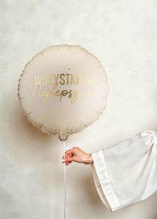 Balon WSZYSTKIEGO NAJLEPSZEGO be�owy