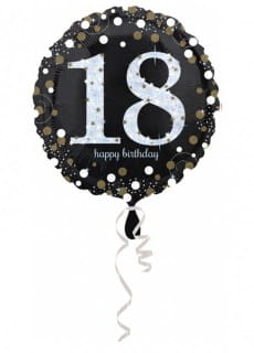 Balon foliowy 18 URODZINY Sparkling 45cm