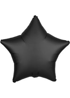 Balon foliowy GWIAZDA SATYNOWA onyx 48cm