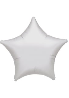Balon foliowy GWIAZDA srebrny 81cm