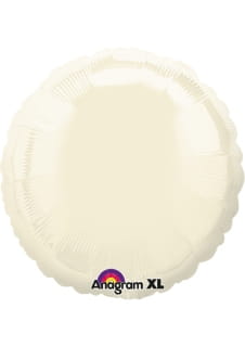 Balon foliowy KOO perowy kremowy 43cm