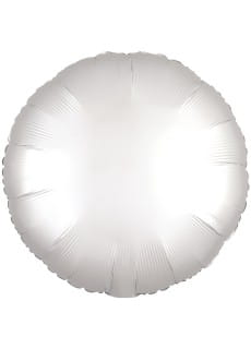 Balon foliowy KOO SATYNOWE biay 43cm