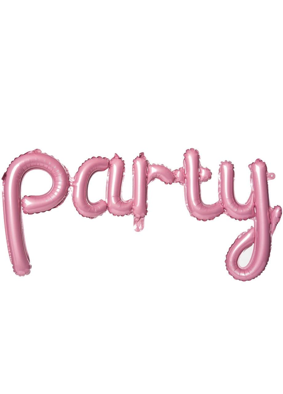 Balon foliowy PARTY różowy