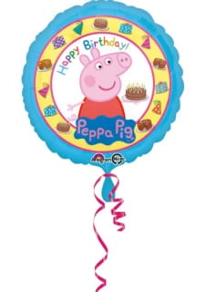 Balon foliowy WINKA PEPPA urodzinowy 