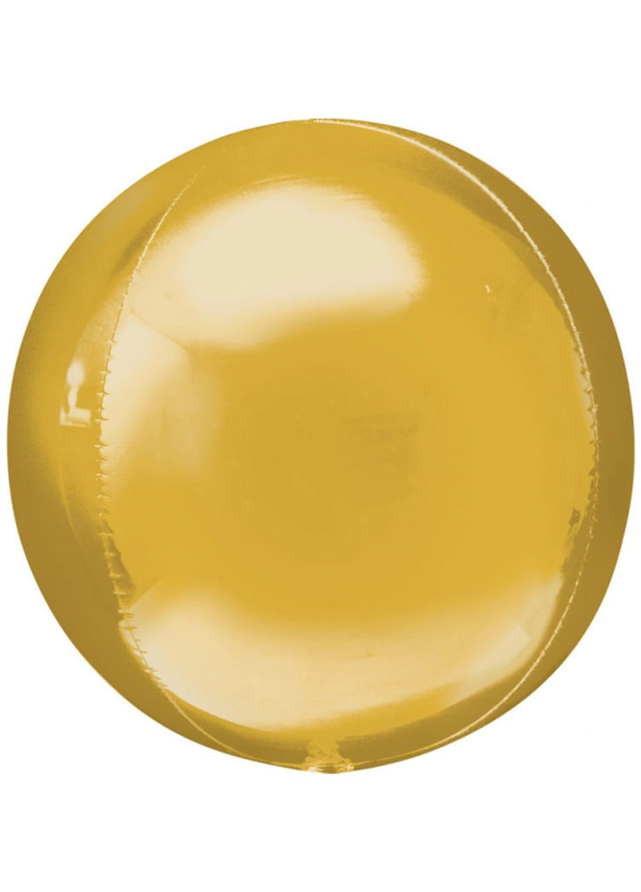 Balon foliowy ZŁOTY kula (38cm x 40cm)