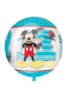 Balon na roczek MYSZKA MICKEY kula