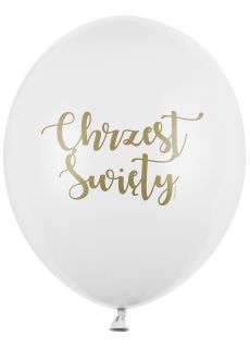 Balony na Chrzest wity 30cm (50szt.)