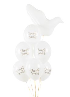 Balony na Chrzest wity 30cm (50szt.)